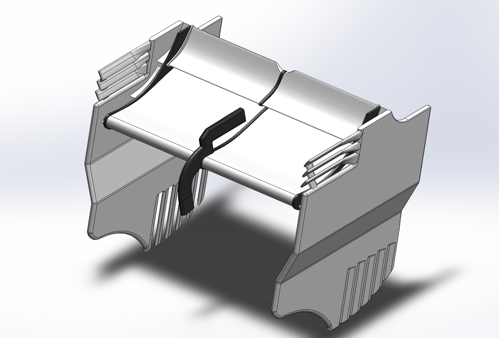 Rear-wing DRS aerodynamic research